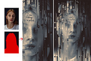 Glitch Duotone Effect Photoshop, an Action Add-On by MRI STUDIO (Thumbnail 12 of 15)