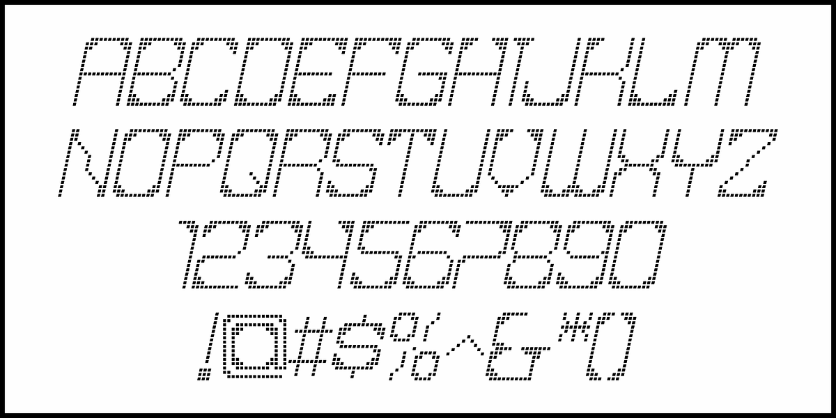 Techno Message JNL, a Font by Jeff Levine Fonts (Photo 5 of 5)
