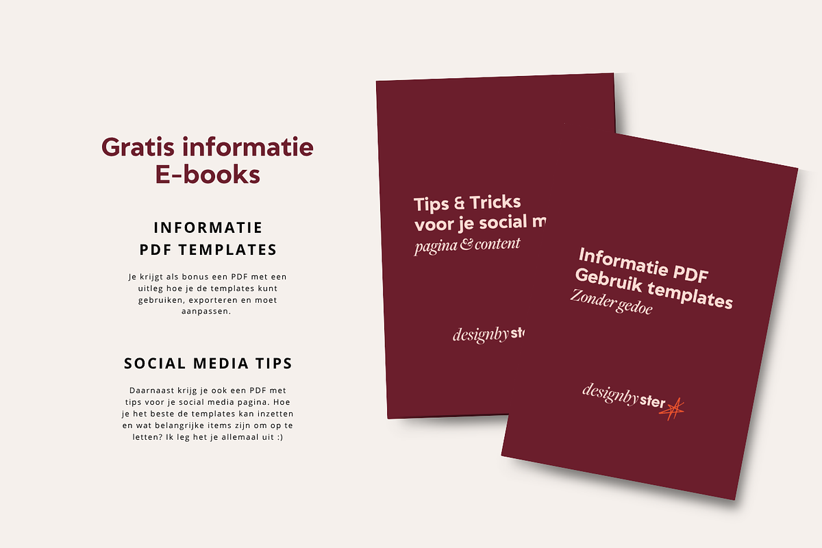 Boho social media templates, a Templates & Theme by Designbysterre (Photo 6 of 6)