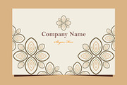 Natural Floral Business card, a Marketing Template by sekitarief (Thumbnail 2 of 3)