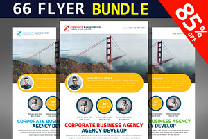 66 Corporates Flyers Bundle