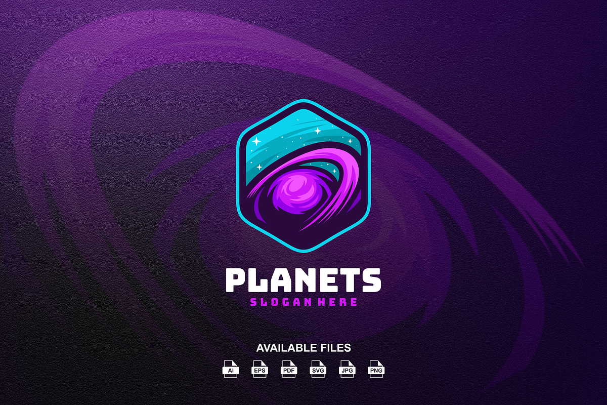 Planet Logo, a Design Template by artchiles_design