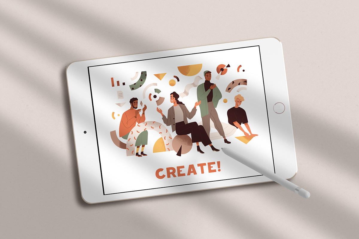 Creative studio team work together, a Person Illustration by Good Studio (Photo 2 of 2)