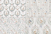 Romantic Whimsy Seamless Patterns, a Pattern Graphic by Olya Creative (Thumbnail 2 of 14)