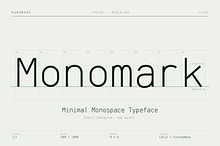Monomark - Professional Monospace