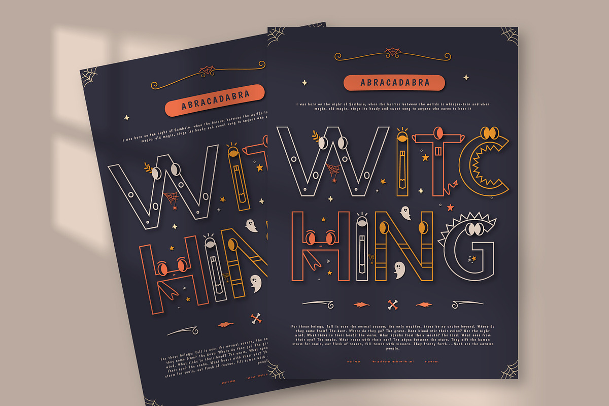 Elmonster Halloween Display Font, a Serif Font by infernostudio3 (Photo 6 of 10)