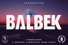 Balbek - Condensed Sans Serif