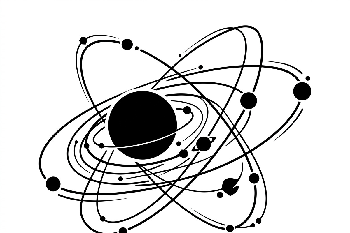 60 Planet Orbit Abstract Silhouette, an Empty State Illustration by Amazin_art (Photo 14 of 17)