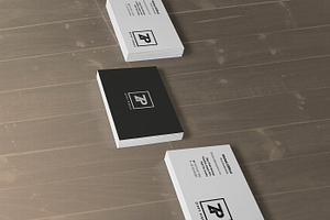 Stacked Business Card Mockups