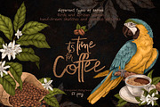 Time for Coffee illustration set, an Illustration by Alamella (Thumbnail 1 of 10)