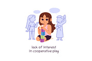 Kids autism signs set, a Healthcare Illustration by PaperTrident (Thumbnail 8 of 9)
