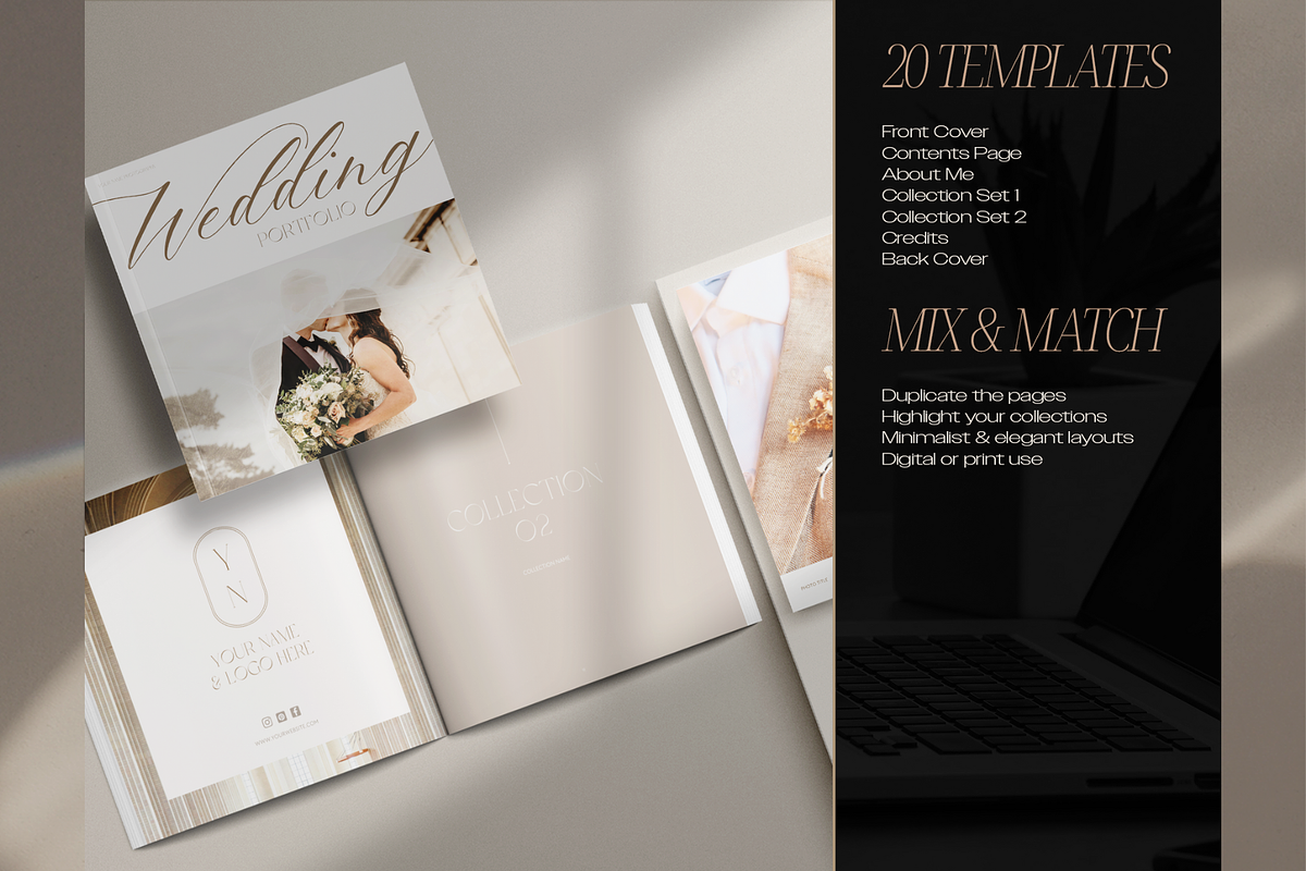 Wedding Portfolio Lookbook, a Magazine Template by Creatif Foundry (Photo 7 of 8)