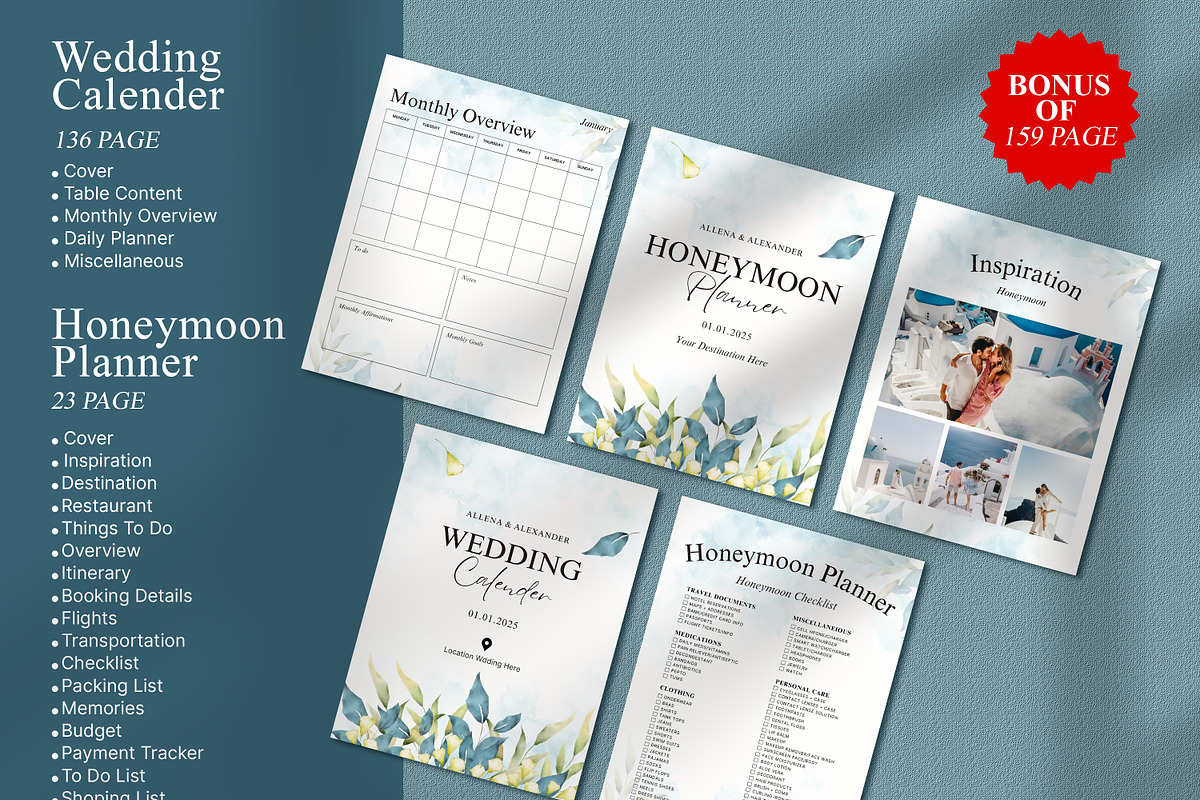 Modern Wedding Planner Template, a Presentation Template by SKY CREATION (Photo 4 of 6)