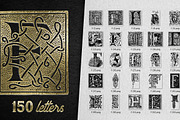 28 IN 1 VINTAGE LETTERS COLLECTION, a Symbol Font by Graphic Spirit (Thumbnail 8 of 31)
