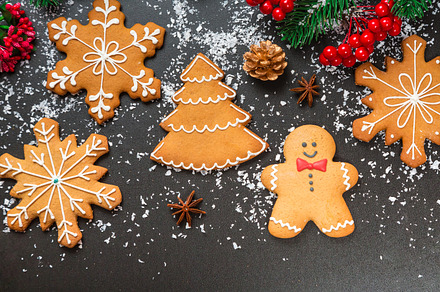 Christmas cookies stock photo containing christmas and food