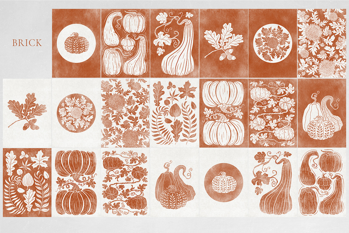 Autumn folk posters, a Wallpaper Graphic by Garden in frame (Photo 8 of 12)