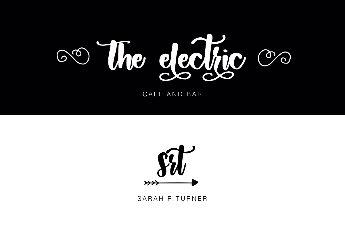 Hey Prettiness! Font + Bonus Vectors preview 4