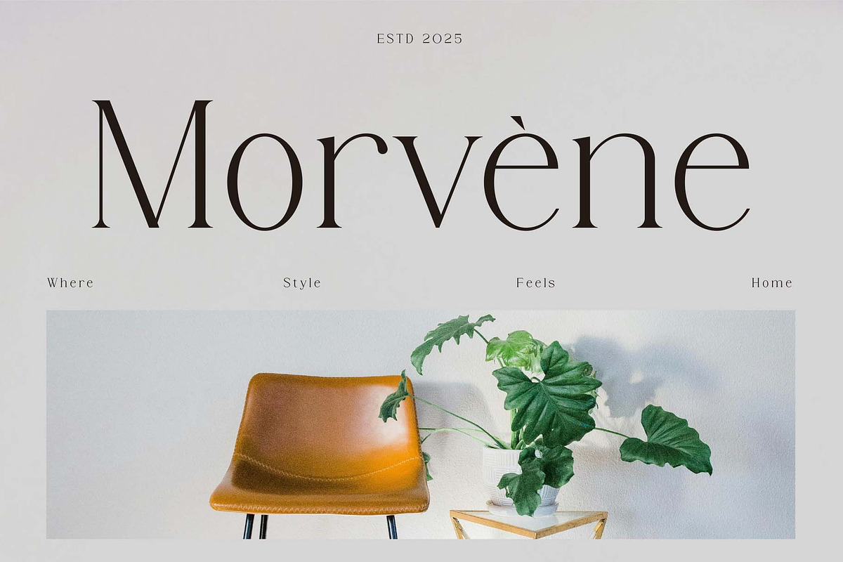 Rergian - A New Moderen Serif Font, a Serif Font by GridlineType (Photo 4 of 10)