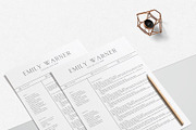 Minimalist Resume Canva Template, a Resume Template by LucaTheme (Thumbnail 5 of 9)