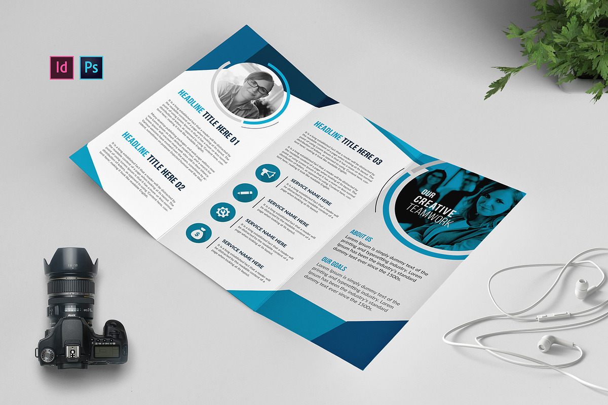 Multipurpose Trifold Brochure, a Brochure Template by Brochure-Market (Photo 4 of 5)