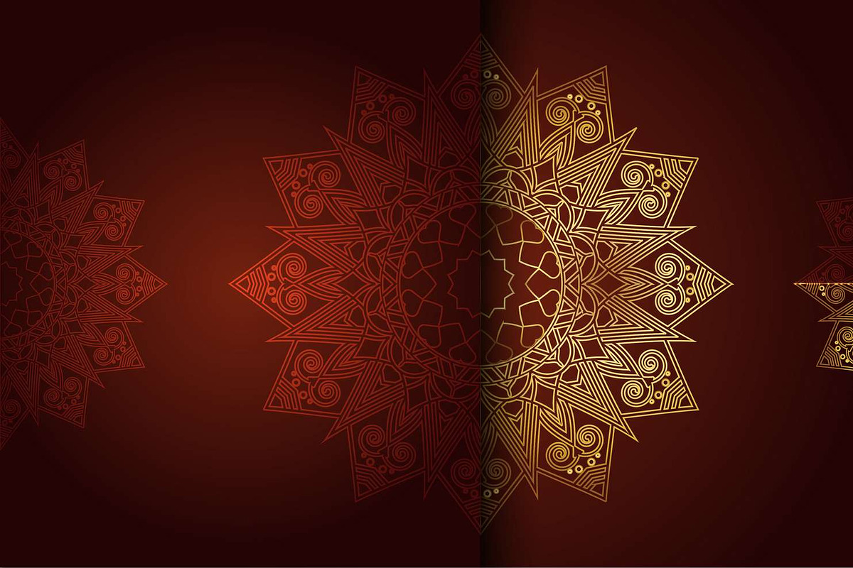 560+ Mandala Design Mega Collection, a Decorative Illustration by NJ Himel (Photo 149 of 289)