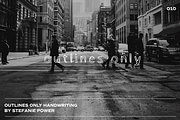 Outlines Only Handwriting | Font, a Script Font by Stefanie Madison (Thumbnail 1 of 2)