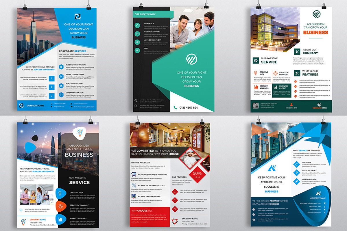 250+ Flyers Bundle 98% OFF, a Flyer Template by Imagine Design Studio (Photo 39 of 44)