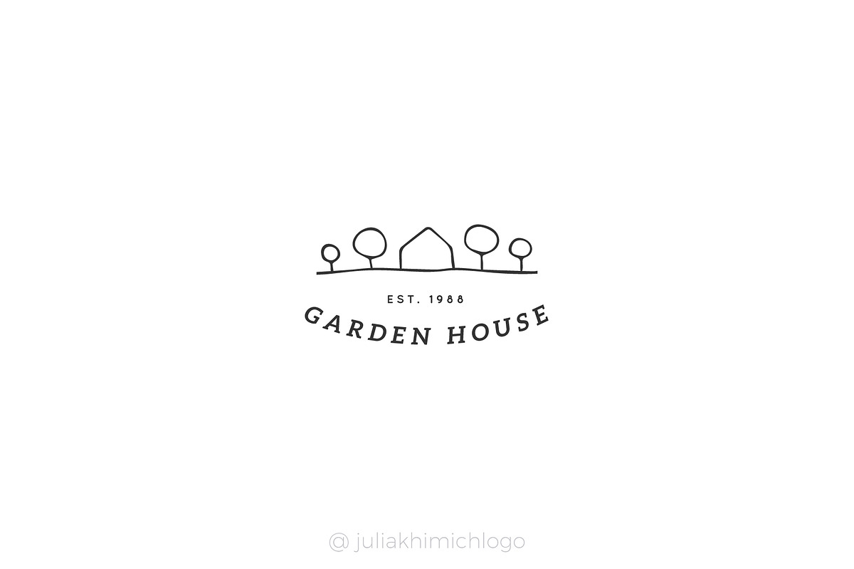 Logo Pack Volume 13. Cottage Rentals, a Branding & Logo Template by Mint Air Studio (Photo 8 of 21)