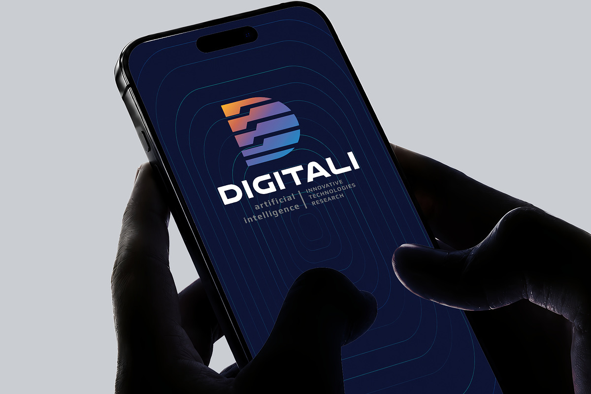Striped Letter D Tech Logo, a Branding & Logo Template by Design_Planet (Photo 4 of 4)