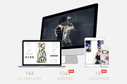 4Boutique Ecommerce UI KIT Psd, an UI Kit Template by 4EB Studio (Thumbnail 2 of 9)