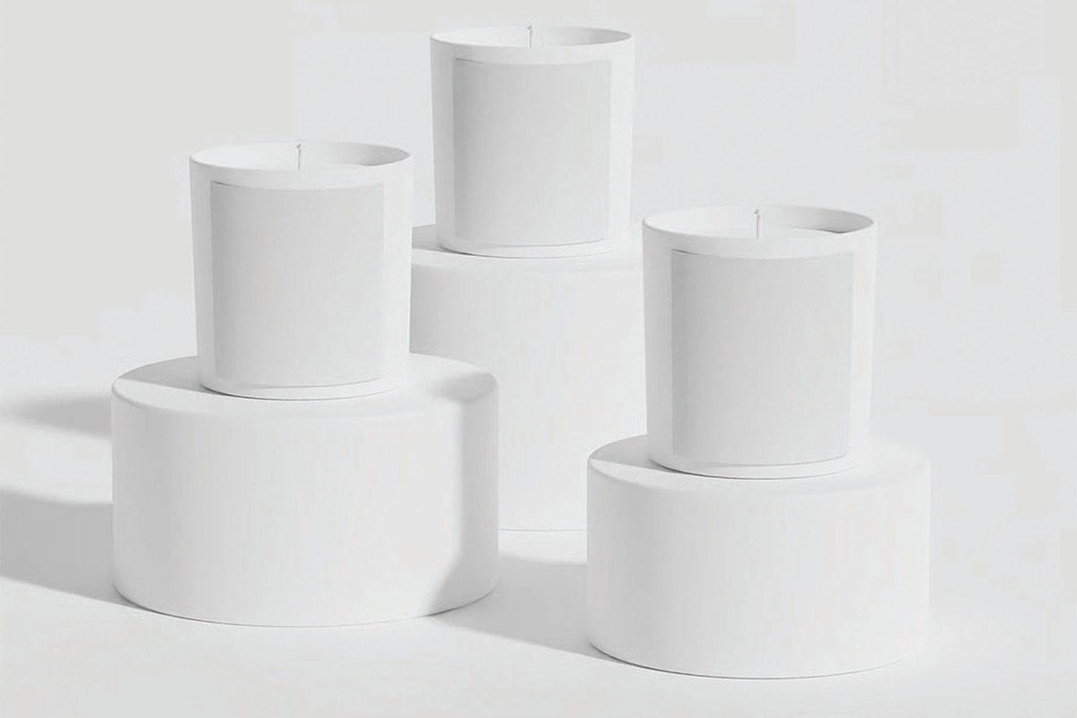 Candle and Box Mockup, a Packaging Mockup by skybluecreative (Photo 2 of 3)
