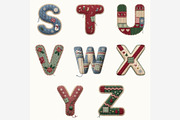 Cozy Christmas Sweater Alphabet PNG, a Seasonal Illustration by Tanya Kart (Thumbnail 4 of 6)
