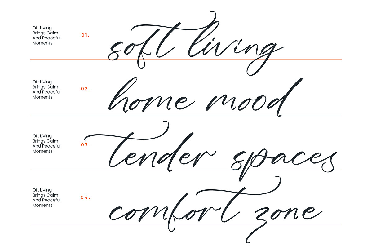 Silky Crystal Elegant Handwritten, a Script Font by Letterena Studios Script (Photo 8 of 10)