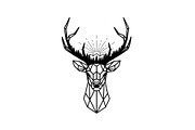 Artistic Geometric Deer Head Bundle, an Illustration by yasushie (Thumbnail 26 of 31)
