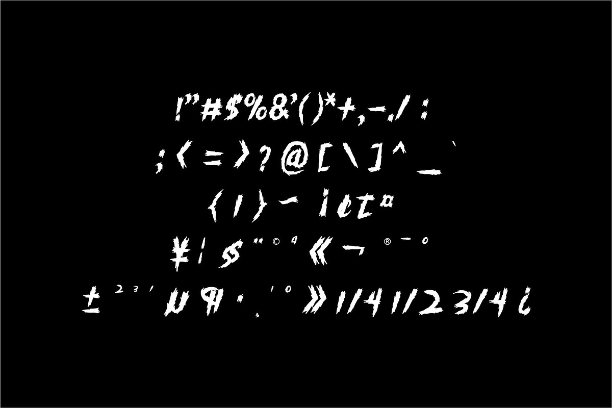 Darkmode – Horror Gothic Typeface, a Blackletter Font by WAP (Photo 6 of 7)