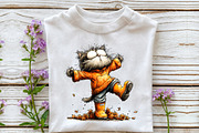 Whimsical Autumn Cat PNG Clipart, an Illustration by OK Design (Thumbnail 6 of 6)
