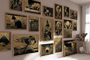 Egyptian Gold & Black Wall Art, an Illustration by PrintablesByFranklyn (Thumbnail 1 of 7)