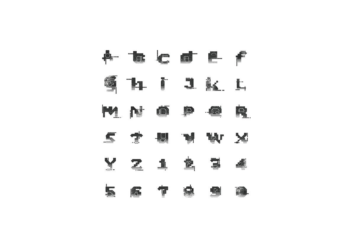 Hacked Font preview 5