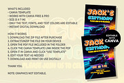 Race Car Canva Birthday Invitation, an Invitation Template by M9 Design (Thumbnail 4 of 4)