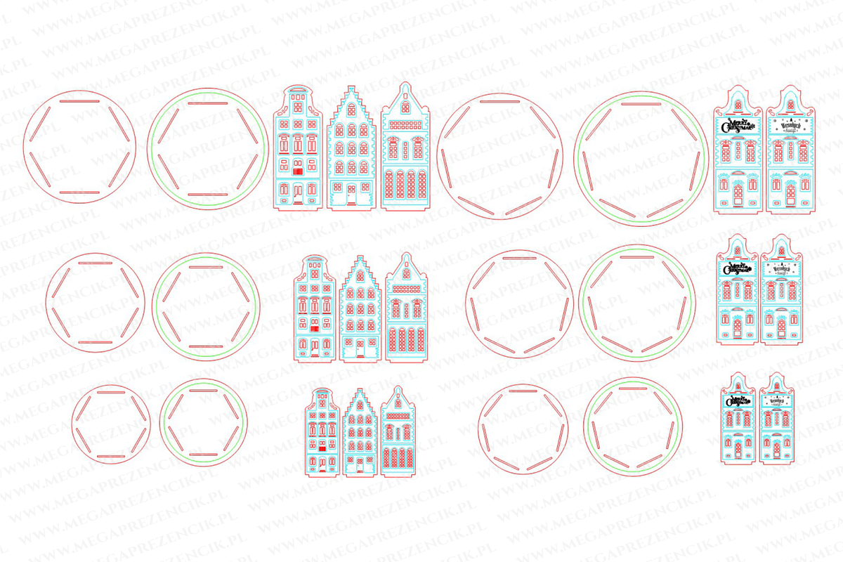 Christmas Lantern Decoration laser, a Pattern Graphic by MegaPrezencik (Photo 4 of 4)
