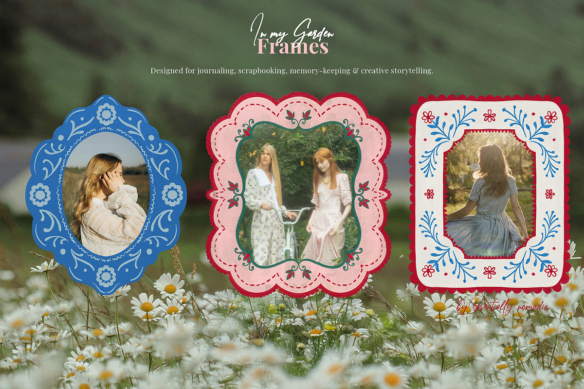 Cottagecore Decorative Frame clipart, an Object Graphic by Essentially Nomadic (Photo 8 of 13)