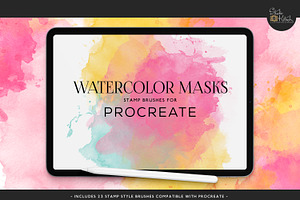 Procreate Watercolor Brush Stamps