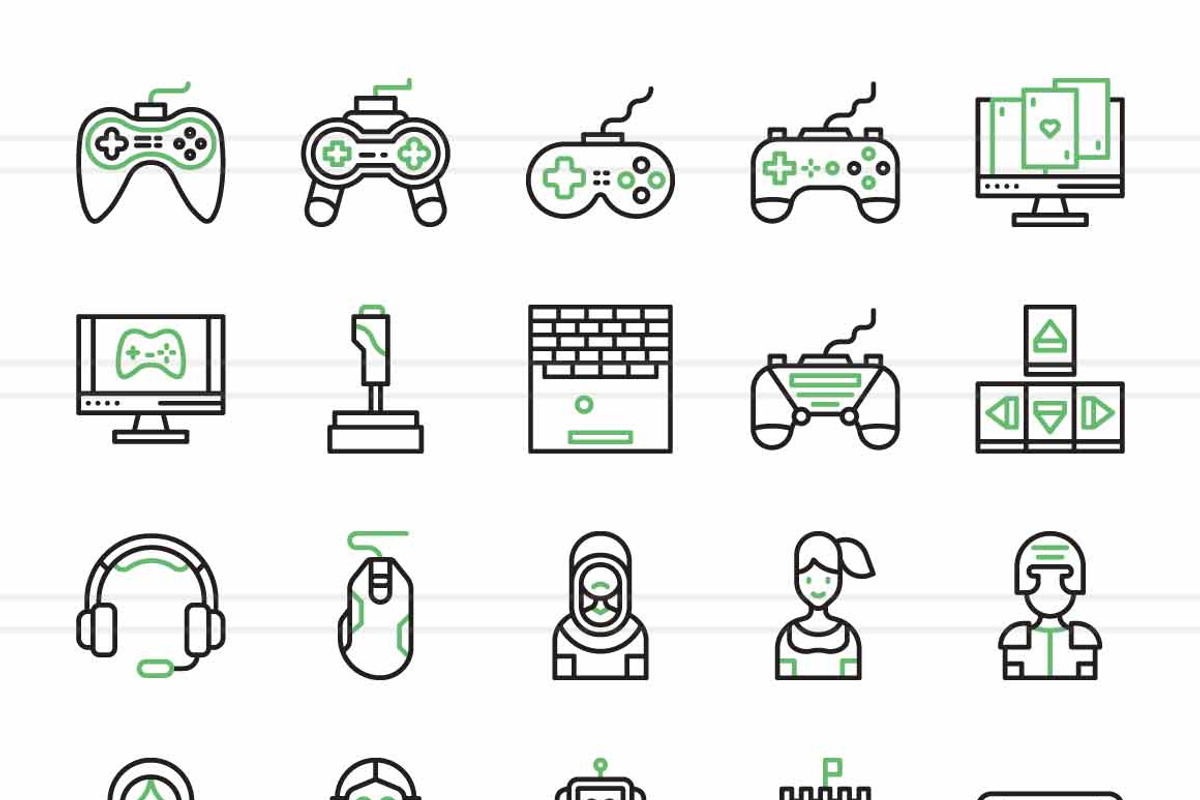 Games & Entertainment Green & Black, an Icon by IconBunny (Photo 2 of 2)