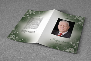 Funeral Program Template-T607, a Brochure Template by Template Shop