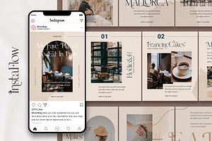 InstaFlow - Carousel Post Templates