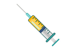 Syringe Vector Icon, an Icon by Pexelpy