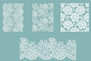 lace seamless patterns, ribbons., a Pattern Graphic by Ajuga (Thumbnail 2 of 3)