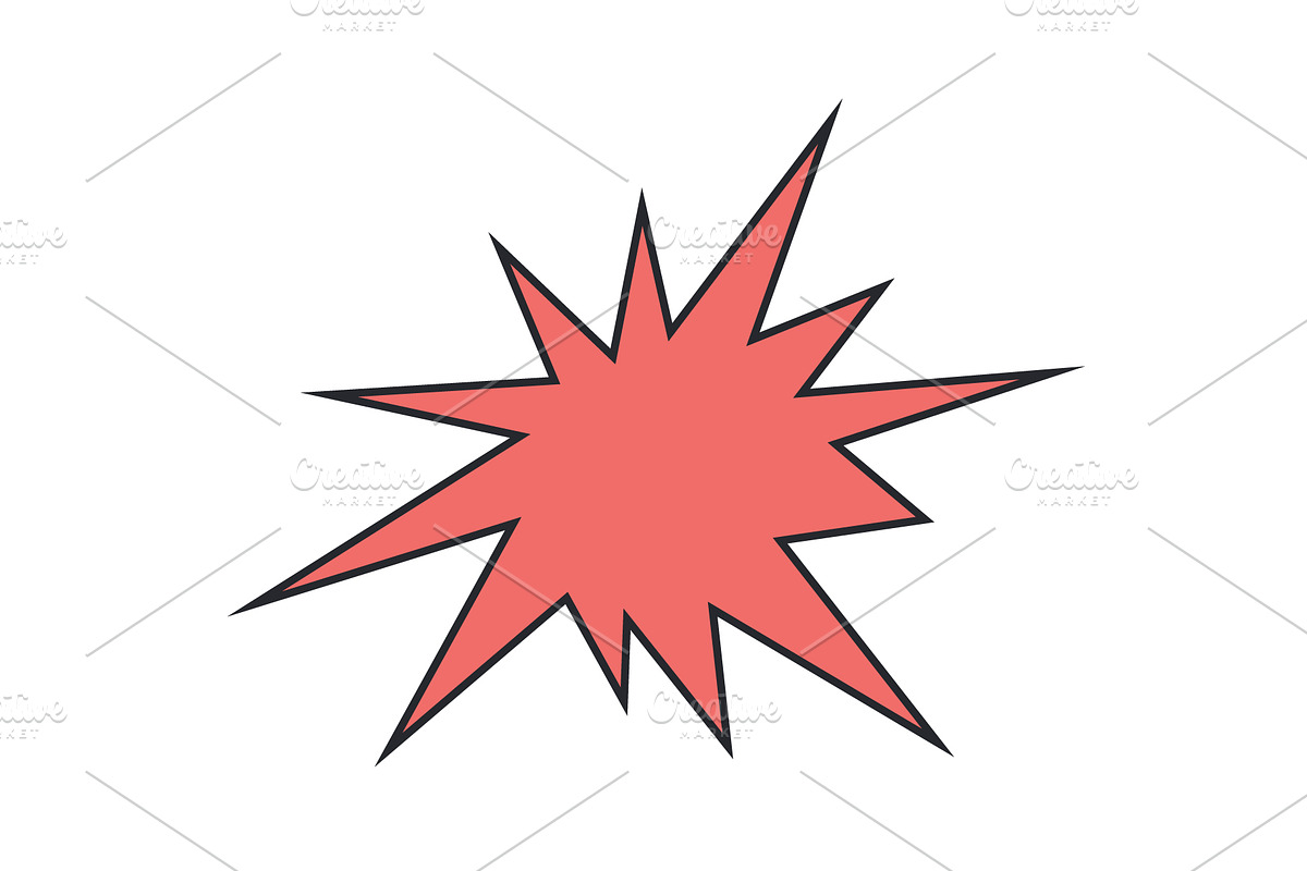 Irregular star shape icons, an Object Graphic by Elena Pimukova (Photo 5 of 16)