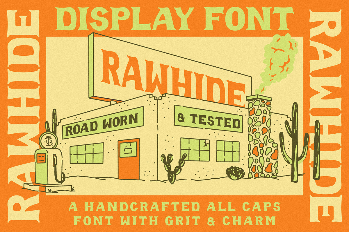 Rawhide Display Font, a Serif Font by Cactus Country (Photo 2 of 5)
