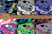 CAMOUFLAGE seamless patterns set, a Pattern Graphic by Futurel (Thumbnail 3 of 6)